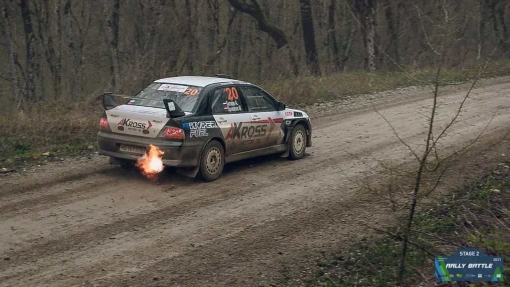 Фаер-шоу. ЧКК по ралли "Rally Battle 2021"